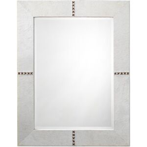 Jamie Young Co. Cross Stitch Rectangle Mirror White NoSize
