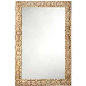 Jamie Young Co. Relief Wood Carved Rectangle Wall Mirror NoColor NoSize