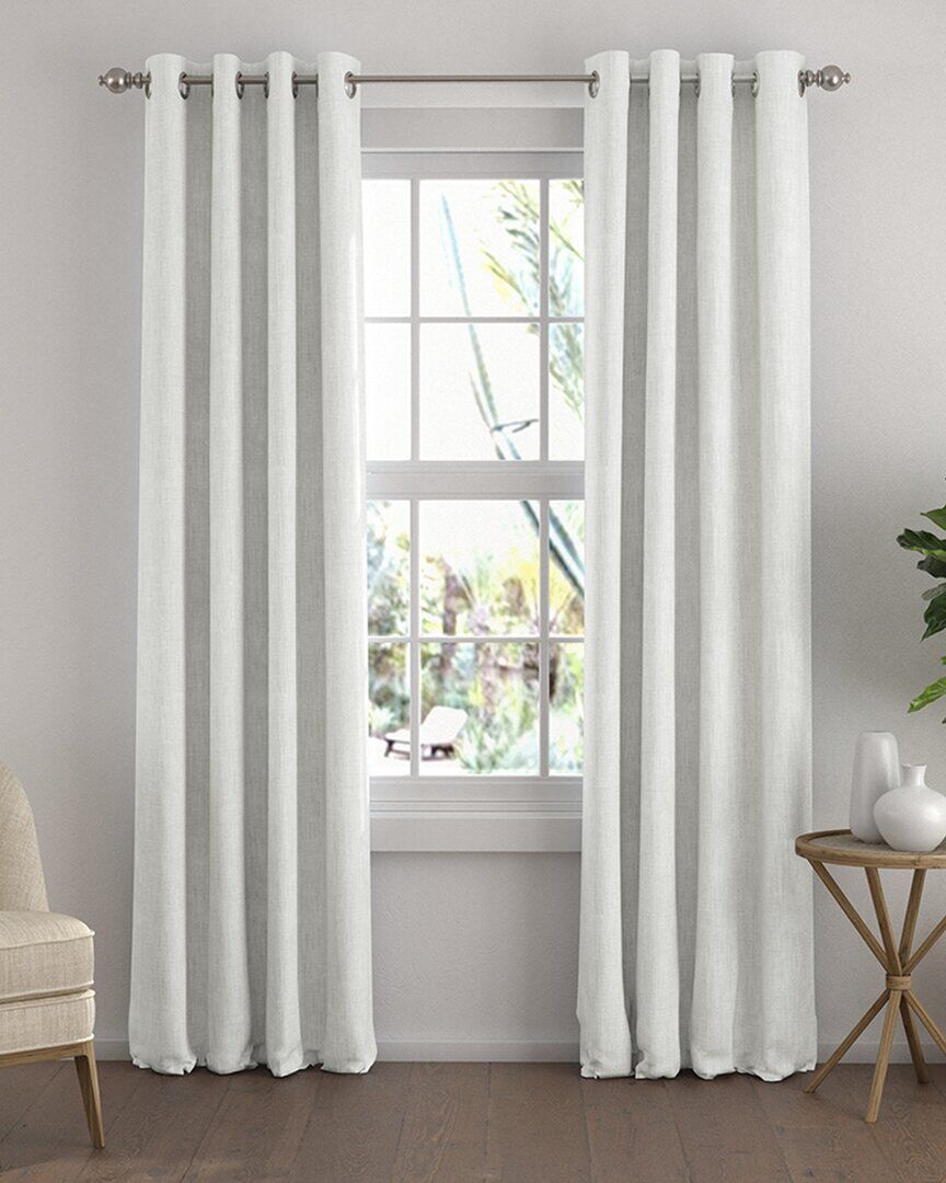 Home Collection Set of 2 Panel Total Blackout Grommet Curtains White NoSize