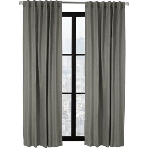 Thermalogic Galati Room-Darkening Dual Header 52x108 Curtain Panel Charcoal 52" x 108"
