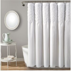 Lush Dcor Lush Decor Fashion Bayview Shower Curtain White 72" x 72"