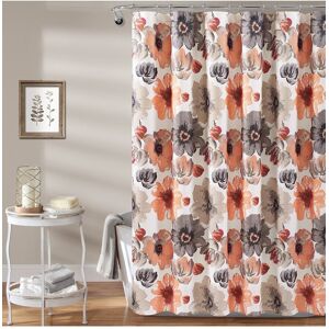 Lush Dcor Lush Decor Fashion Leah Shower Curtain Coral 72" x 72"