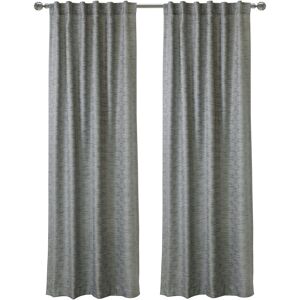 Habitat Odessa Light-Filtering Dual Header 52x63 Curtain Panel Grey 52" x 63"