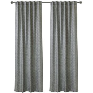 Habitat Odessa Light-Filtering Dual Header 52x84 Curtain Panel Grey 52" x 84"