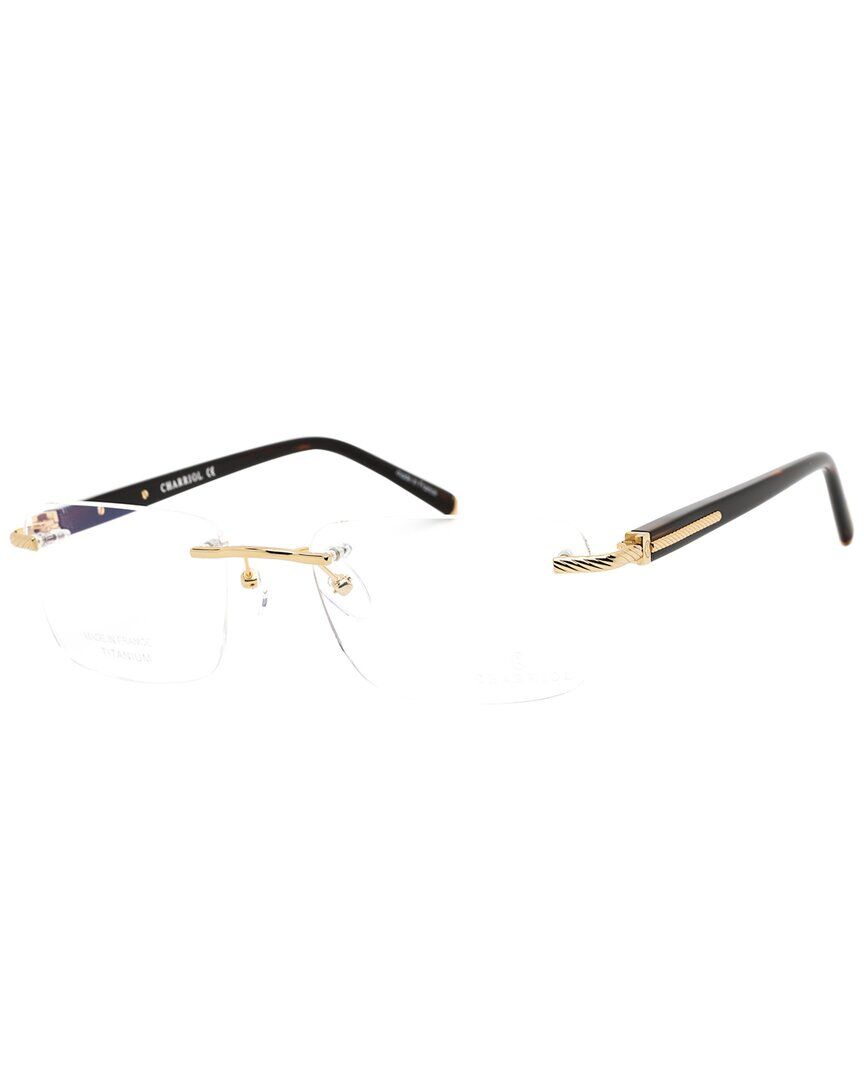 Charriol Men's PC75083 56mm Optical Frames Gold NoSize