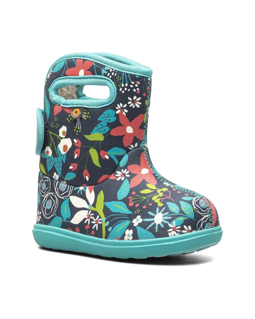 Bogs Baby II Cartoon Flower Boot Blue 10