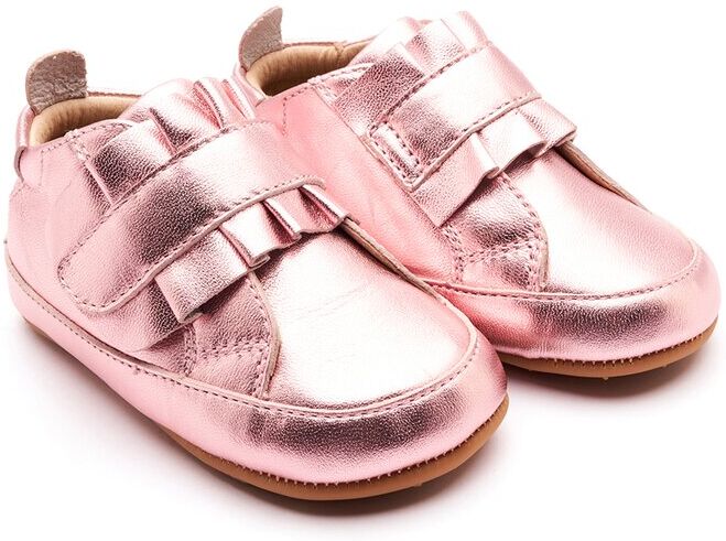 Old Soles Frilly Baby Leather Sneaker Pink 18