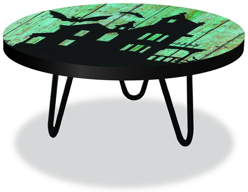 Courtside Market Halloween Collection Batty Haunted House Seasonal Table/Riser Multi NoSize