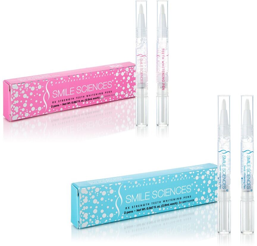 Smile Sciences RX Teeth Whitening Pens - Peppermint & Bubblegum Bundle NoColor NoSize