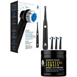 Pursonic USB Rechargable Toothbrush, 3 Brush Heads & Teeth Whitener NoColor NoSize