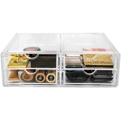 Sorbus Acrylic Cosmetic & Makeup Storage Drawer Set NoColor NoSize Sorbus Acrylic Cosmetic & Makeup Storage Drawer Set NoColor NoSize