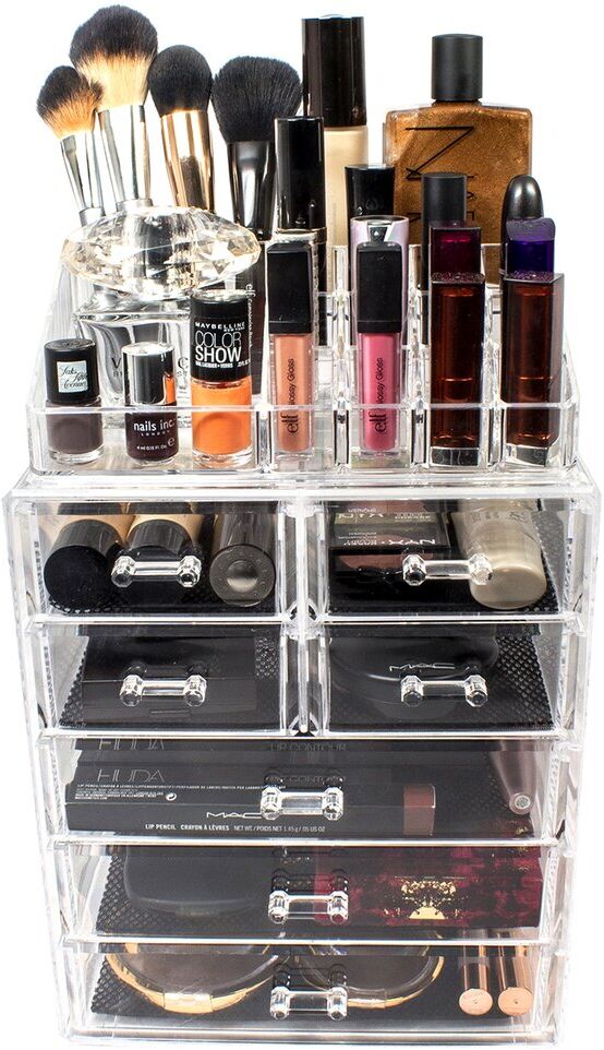 Sorbus Acrylic Cosmetic & Makeup Storage Case NoColor NoSize