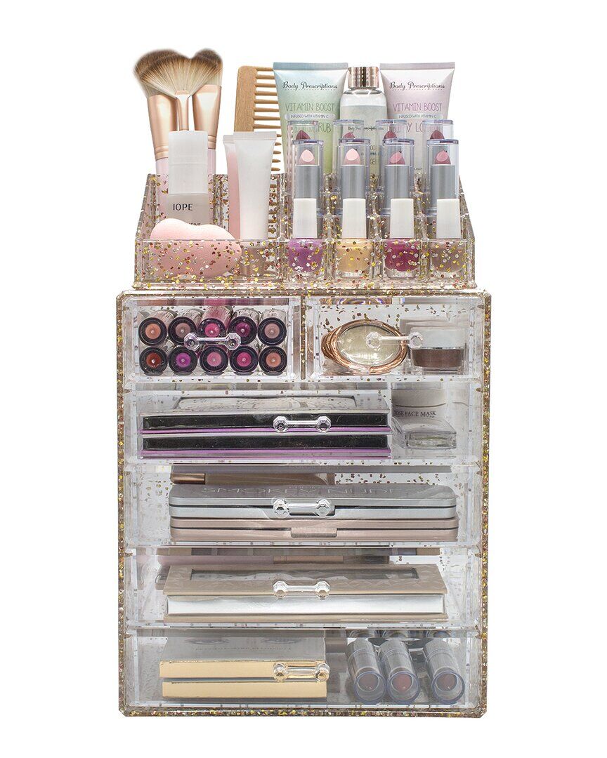 Sorbus Acrylic Cosmetic Makeup & Jewelry Storage Case Display NoColor NoSize