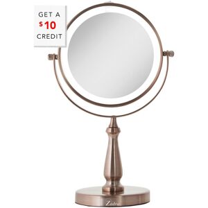 Zadro Surround Light LED Lighted Cordless Vanity Swivel Mirror with $10 Credit NoColor NoSize