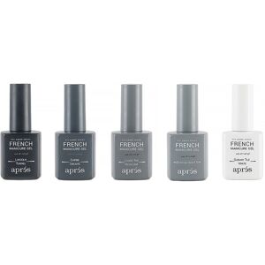 Aprs Nail Unisex 0.5oz French Manicure Gel New York Ombre Set NoColor NoSize