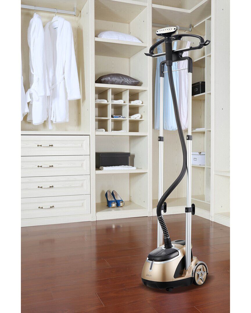 SALAV Professional Garment Steamer With Steam Plate And Foot Pedal Power Control Gold NoSize