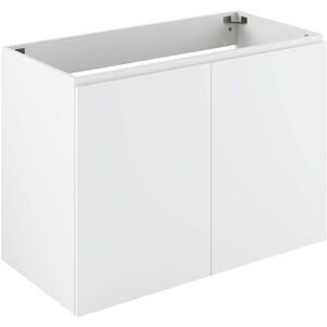 Modway Bryn 36" Wall-Mount Bathroom Vanity White NoSize