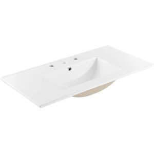Modway Cayman 36" Bathroom Sink White NoSize