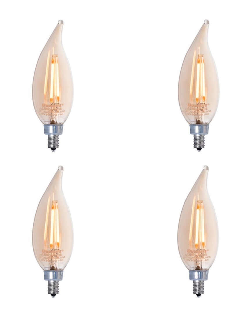 Bulbrite Set of 4 LED 2.5W Dimmable Light Bulbs NoColor NoSize