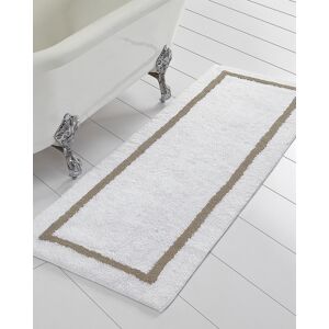 Allure Modern Threads Reversible Contrast Stripe Bath Runner NoColor Bathmat