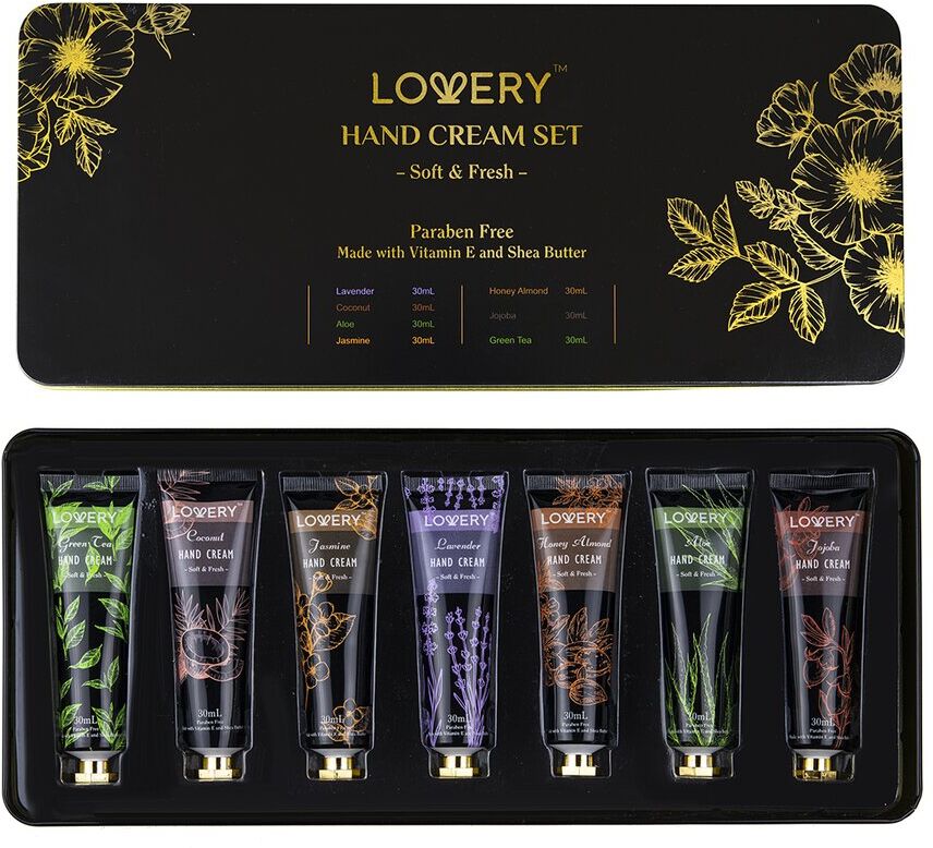 Lovery 7pc Hand Cream Gift Set Black NoSize