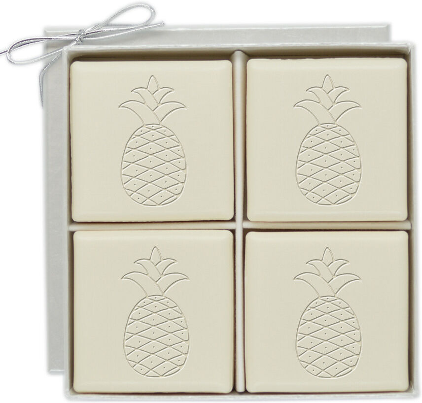 Carved Solutions' EcoLuxury Mi-Luxe 4 Square Bar Set Personalized with Pineapple NoColor NoSize