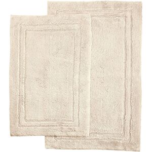 Superior Luxurious Set of 2 Non-Skid Cotton Bath Rugs NoColor NoSize