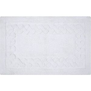 Knightsbridge Chain Bath Rug White 17" x 24"
