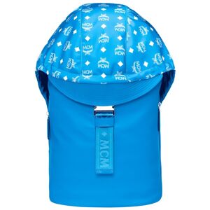 MCM Luft Nylon Backpack Blue NoSize