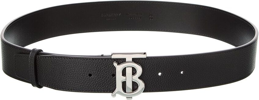 Burberry TB Buckle Leather Belt Black 110