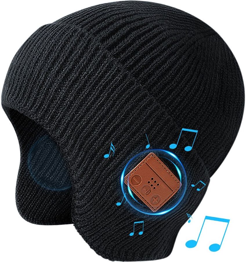 Fresh Fab Finds Wireless Beanie Hat With Headphones NoColor NoSize