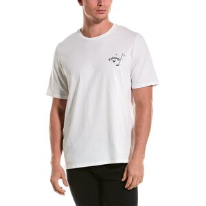 Callaway 19th Hole Trademark Novelty T-Shirt White XL