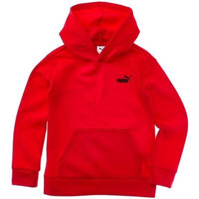 Puma Essential Basics Fleece Pullover Hoodie Red XL Puma Essential Basics Fleece Pullover Hoodie Red XL