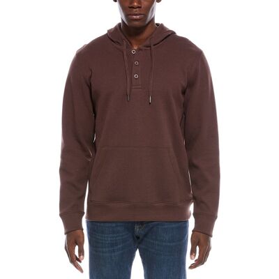 Onia Heavyweight Waffle Hoodie Brown XL Onia Heavyweight Waffle Hoodie Brown XL