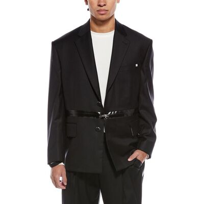 Helmut Lang Zip Driver Wool Blazer Black l Helmut Lang Zip Driver Wool Blazer Black l
