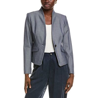 Brooks Brothers Textured Blazer Blue 14 Brooks Brothers Textured Blazer Blue 14