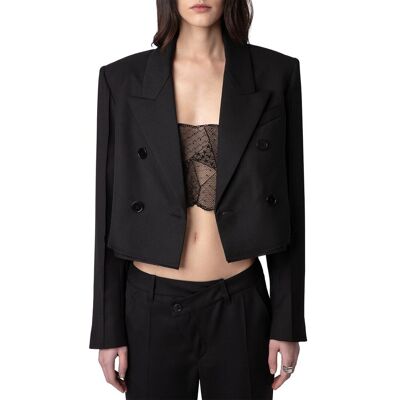 Zadig & Voltaire Vito Laine Froide Blazer Black Size 40 Zadig & Voltaire Vito Laine Froide Blazer Black Size 40