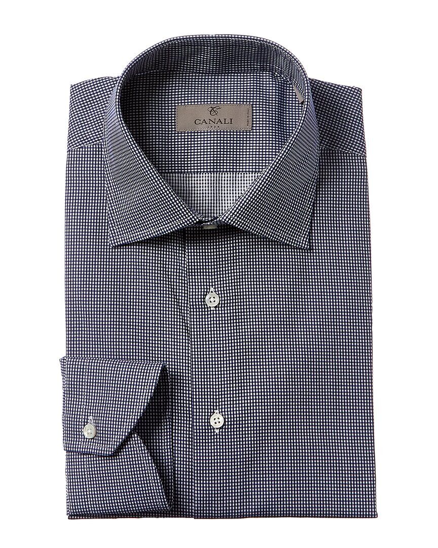 Canali Dress Shirt Blue 45