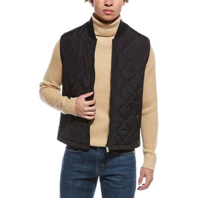 Burberry Quilted Gilet Black l Burberry Quilted Gilet Black l