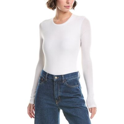 ATM Anthony Thomas Melillo Bodysuit White XL ATM Anthony Thomas Melillo Bodysuit White XL