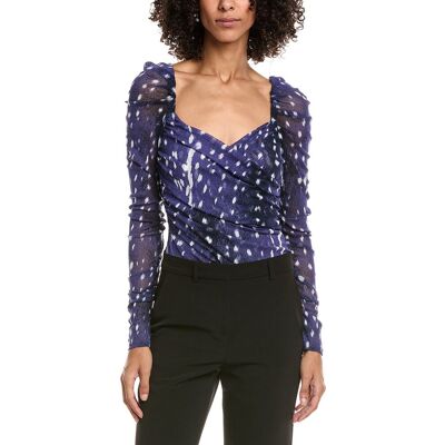 Diane von Furstenberg Ash Bodysuit Blue s Diane von Furstenberg Ash Bodysuit Blue s