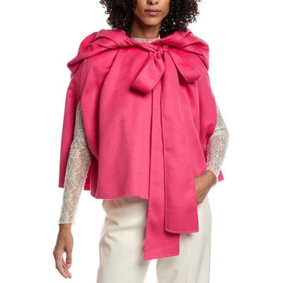 Valentino Wool & Angora-Blend Cape Pink 42 Valentino Wool & Angora-Blend Cape Pink 42