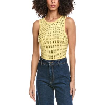 Sandro Embellished Sweater Bodysuit Yellow 4 Sandro Embellished Sweater Bodysuit Yellow 4