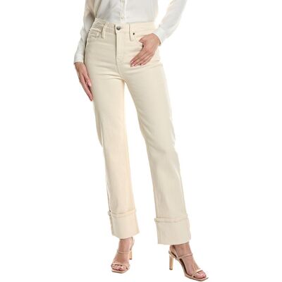 Kenneth Cole Straight Leg Wide Cuff Jean White 2 Kenneth Cole Straight Leg Wide Cuff Jean White 2
