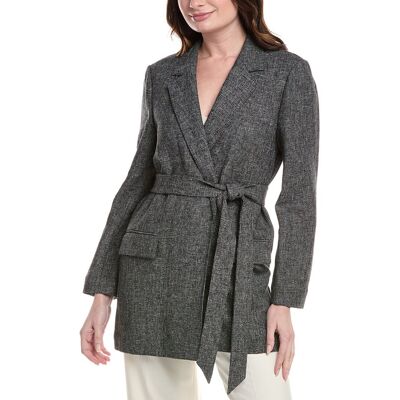 Lafayette 148 New York Linen Blazer Black m Lafayette 148 New York Linen Blazer Black m