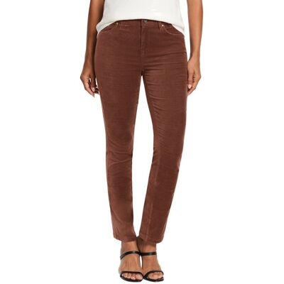 NIC+ZOE Petite Daytrip Straight Velvet Pant NoColor 32P NIC+ZOE Petite Daytrip Straight Velvet Pant NoColor 32P