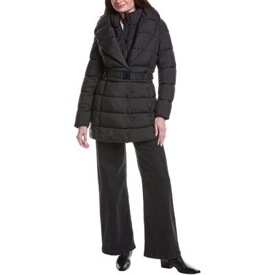 Kenneth Cole Powder-Touch Puffer Coat Black s Kenneth Cole Powder-Touch Puffer Coat Black s