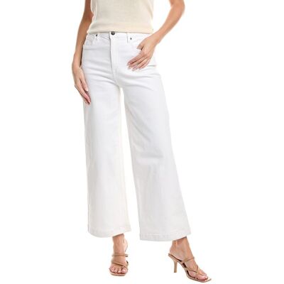 Kenneth Cole Comfort Pure White Wide Leg Jean White 0 Kenneth Cole Comfort Pure White Wide Leg Jean White 0