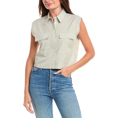 Kenneth Cole Crop Shirt Green XL Kenneth Cole Crop Shirt Green XL