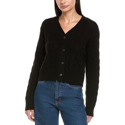 NAADAM Wool & Cashmere-Blend Cardigan Black s NAADAM Wool & Cashmere-Blend Cardigan Black s